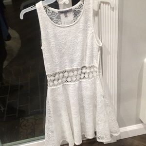 White lace dress